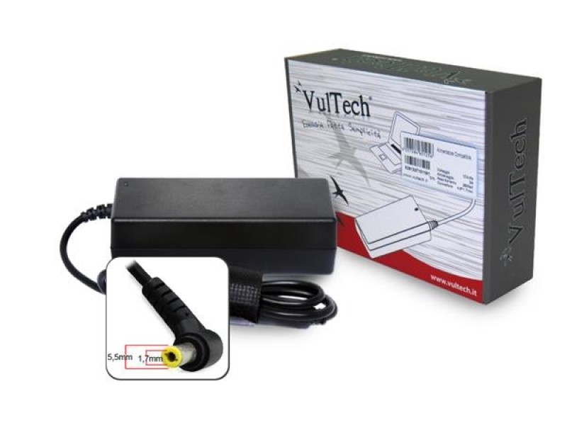 Alimentatore Vultech per Acer 5,5x1,7mm 60W 19V 3,42A AC19342A-312