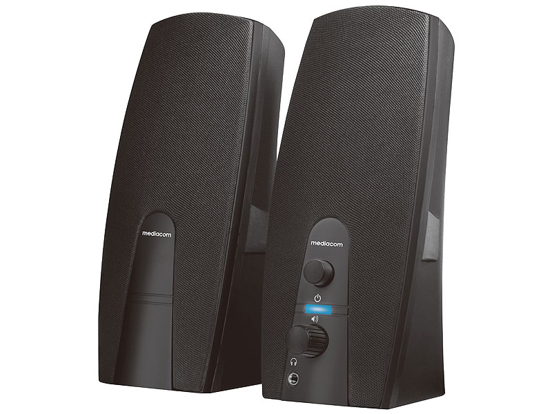 Casse PC Mediacom A20 Media Sound 2.0 M-MSA20 Nero