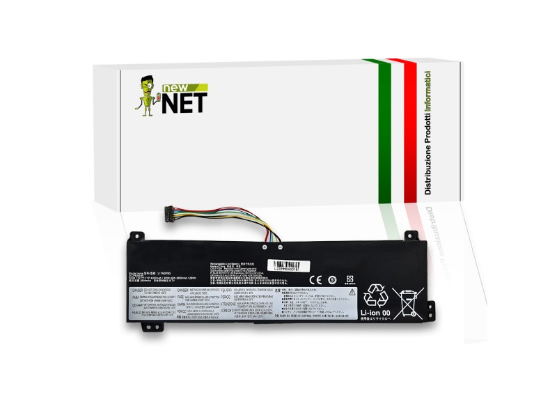 Batteria New Net per Lenovo V130-15IKB Type 81HN L17M2PB3 30Wh – 7.5V / 4000mAh