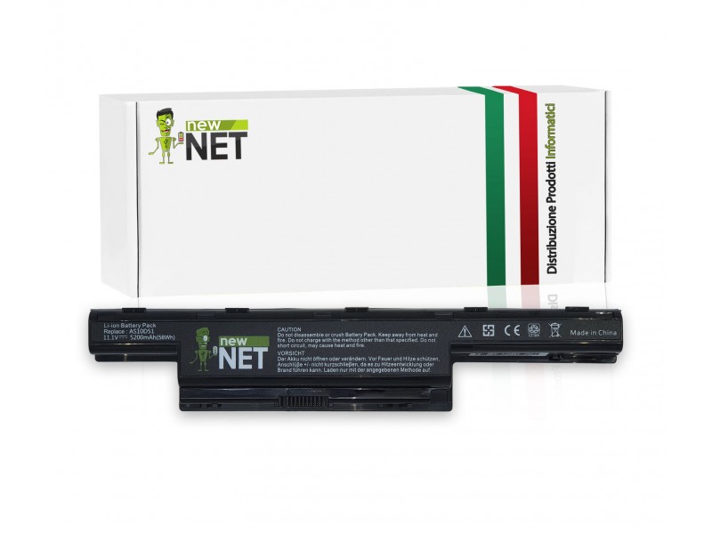 Batteria New Net per Acer Aspire Travelmate Serie AS10D31 AS10D51 AS10D71 [5200mAh 10.8-11.1 V]