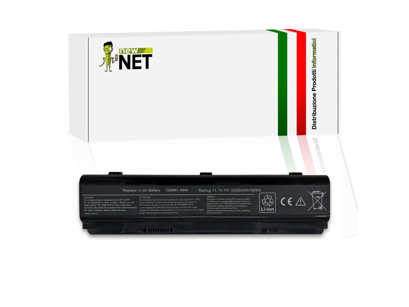 Batteria New Net per Dell Vostro 1014 F287H – 10.8-11.1V, 5200mAh / 58Wh