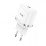Caricabatterie Tipo C PD20W Fast Charge HOCO N24 Bianco