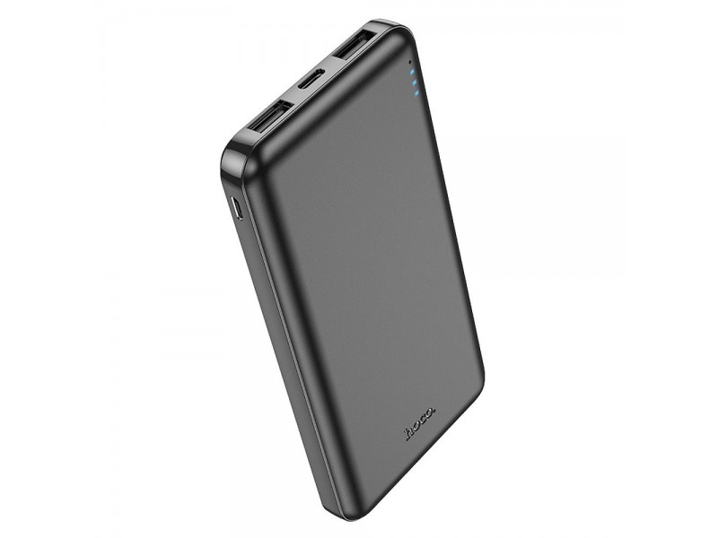 Powerbank HOCO J100 10000mAh 2xUSB + Tipo C Nero