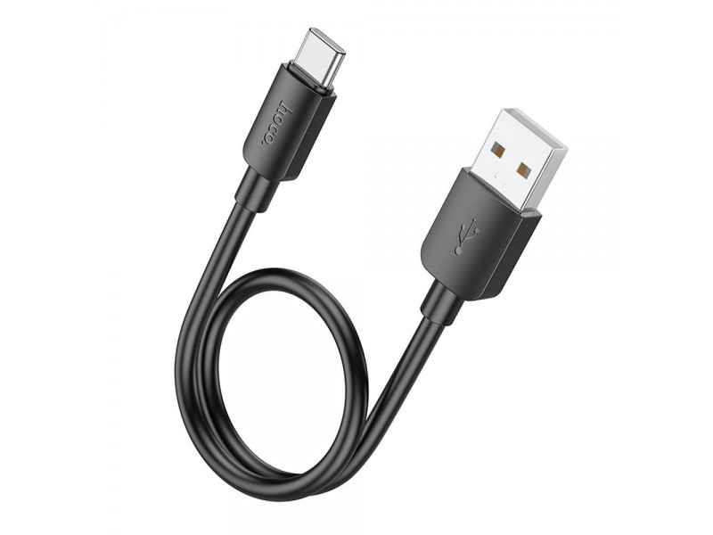 Cavo USB-A Type-C HOCO X96 Fast Charge 3A 27W 25Cm Nero