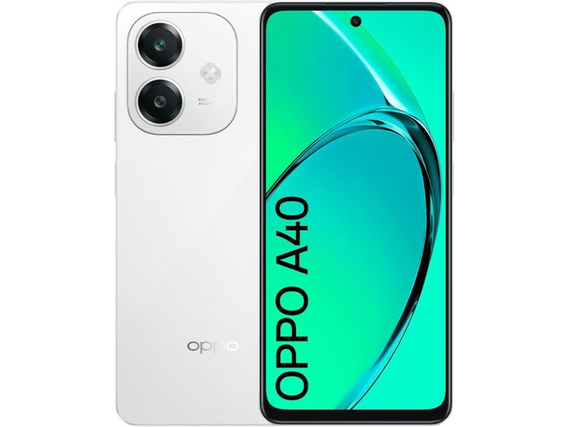 OPPO A40 6GB+128GB 6,67'' DualSim Starlight White