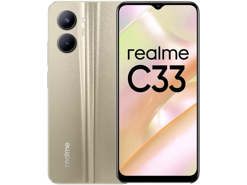 Realme C33 4GB+64GB 6,5'' DualSim Sandy Gold