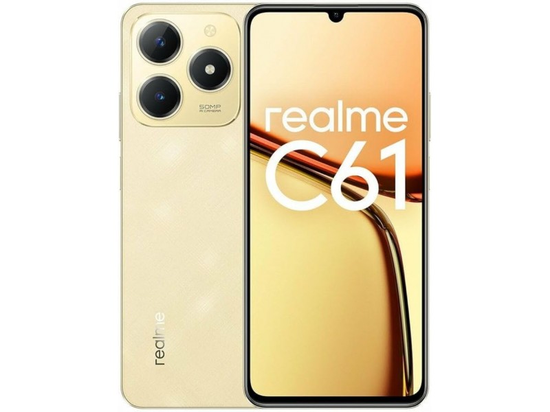 Realme C61 6GB+256GB 6.7'' DualSim Sparkle Gold