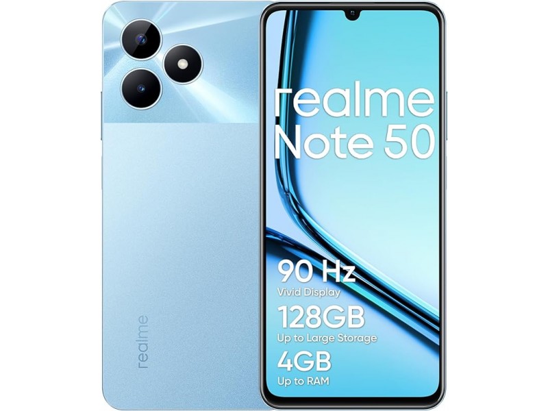 Realme Note 50 4GB+128GB 6.74'' DualSim Sky Blue