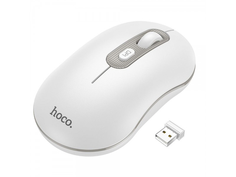 Mouse Hoco GM21 Wireless White