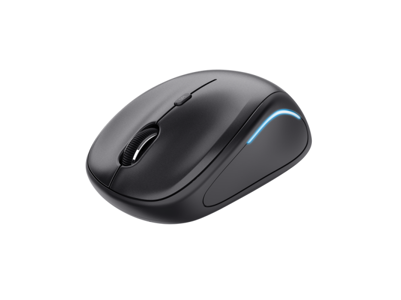 Mouse Trust YVI FX LED Wireless Black