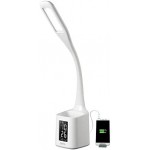 Lampada LED Mediacom con ricarica USB 2.1A e PORTA PENNE M-LAM8USB2