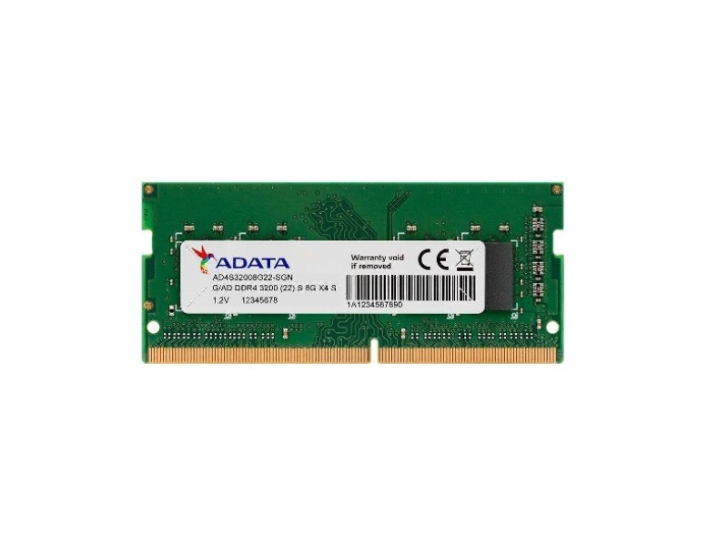 RAM 8GB DDR4 SODIMM 3200MHZ 1024x8 ADATA