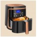 Friggitrice ad aria Aigostar 7L Cube 30 IBT Display Touch 1900W Gold